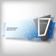 Infographic banner origami styled vector N18