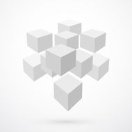 cubes abstract background N3