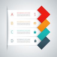 Modern arrow infographics elements N4