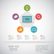 Set of SEO and Development icons N5