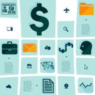 business flat infographic N20