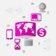 business sticker infographic N43