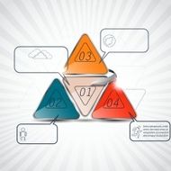 infographics as triangles four options for presenting your data