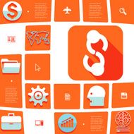business flat infographic N27