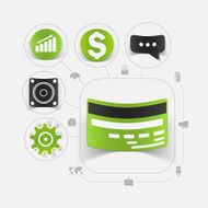 business sticker infographic N46