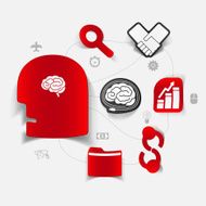 business sticker infographic N48