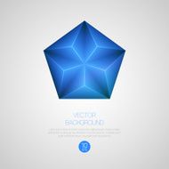 3d triangular background Vector illustration N4