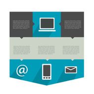 Design speech diagram for infographic