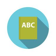 Flat Design Concept Books Vector Illustration With Long Shadow N2