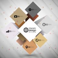 infographic cube box for business concepts modern template vector N6
