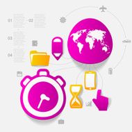 business sticker infographic N57