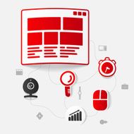 business sticker infographic N60