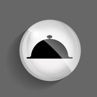 Food and Drink Glossy Icon Vector Illustration N4