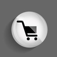 Shopping Glossy Icon Vector Illustration N3