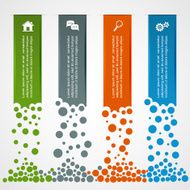 Infographics with circles