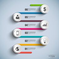 Timeline infographic design template N8