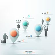 Modern infographics options banner N363