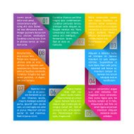 Eight parts cycle diagram template