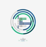 Line graph chart icon N37