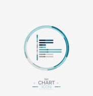 Line graph chart icon N39