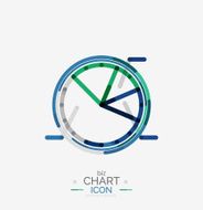 Line graph chart icon N44