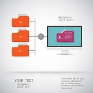 Folder icons Business set - illustration N2