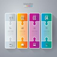 Infographics vector design template N195
