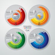 Infographics vector design template N196