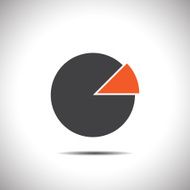 graph pie vector icon N3