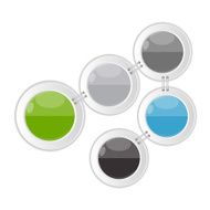 Infographic Templates for Business Vector Illustration N865