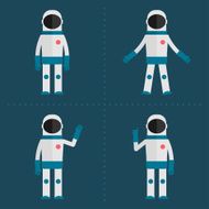 Astronaut in various poses N2