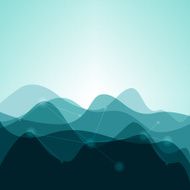 abstract background from waves vector illustration