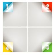 Infographic modern color scheme template