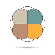 Diagram infographic for business project workflow N26