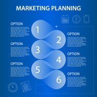 blue timeline infographic N2