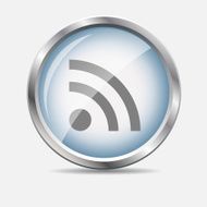 Wi-Fi Glossy Icon Vector Illustration N3