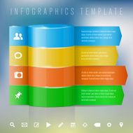Modern design template for info graphics N11