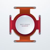 Vector moder banners element design N8