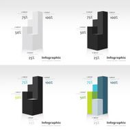 3d infographic template font view sets