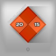 215 Red Squares