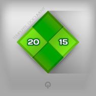 215 Green Squares