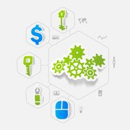 business sticker infographic N68
