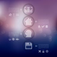 business infographic with unfocused background N158