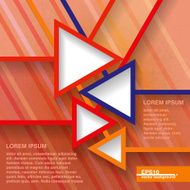 Infographics geometrical abstract background
