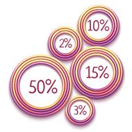Vector abstract circle elements for your infographics N2