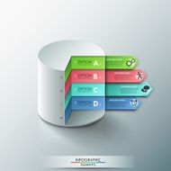 Modern infographics options banner N368