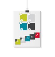 Collection of Infographic Templates for Business Vector Illustra N77