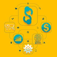 business flat infographic N67