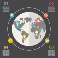 Infographic business template N2