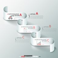 Modern infographics options banner N372